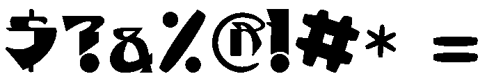 Psygnotic Font OTHER CHARS