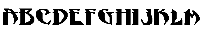 Psygnotic Font UPPERCASE