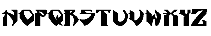 Psygnotic Font UPPERCASE