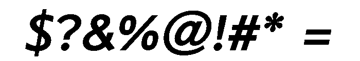 PSL Ornanong Pro Bold Italic Font OTHER CHARS