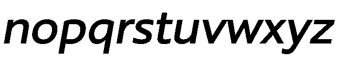 PSL Ornanong Pro Bold Italic Font LOWERCASE