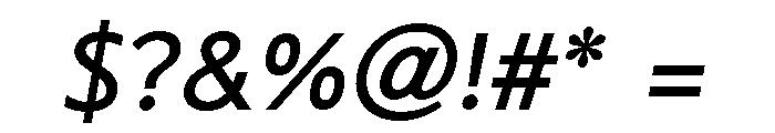 PSL Ornanong Pro Demibold Italic Font OTHER CHARS