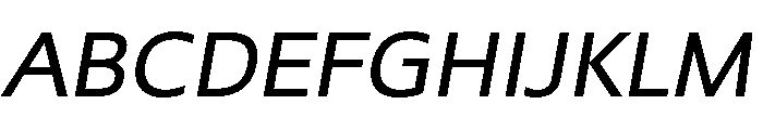 PSL Ornanong Pro Demibold Italic Font UPPERCASE