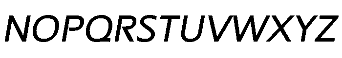 PSL Ornanong Pro Demibold Italic Font UPPERCASE