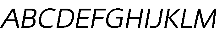 PSL Ornanong Pro Italic Font UPPERCASE