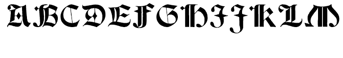 Psalter Gotisch Regular Font UPPERCASE