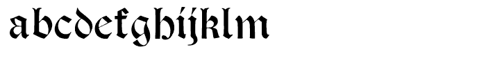 Psalter Gotisch Regular Font LOWERCASE