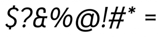 Pseudonym Italic Font OTHER CHARS