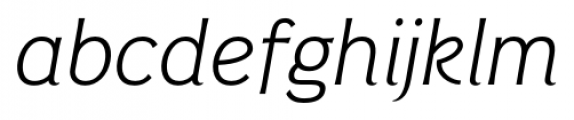 Pseudonym Light Italic Font LOWERCASE