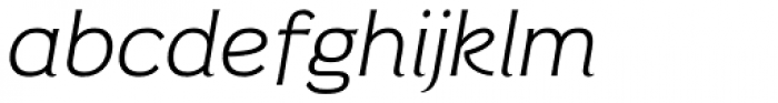 Pseudonym Wide Light Italic Font LOWERCASE