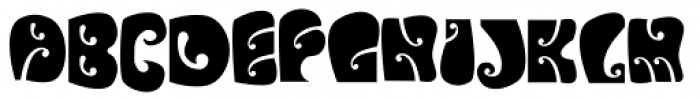 Psychedelic Avalon Font LOWERCASE