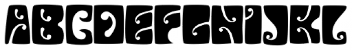 Psychedelic Fillmore West Font UPPERCASE