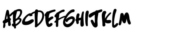 Psycho Scribbler Early Font UPPERCASE