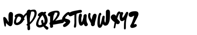 Psycho Scribbler Variable Font LOWERCASE