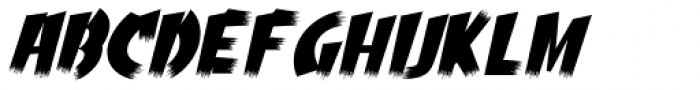 Psychobilly Cond Italic Font LOWERCASE