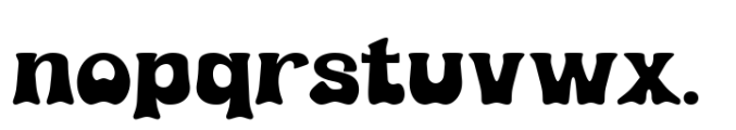 Psychofun Heavy Font LOWERCASE