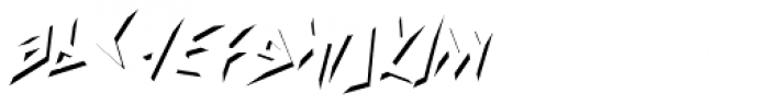 Psychomonster Emb Italic Font LOWERCASE