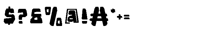 Psyqo Font OTHER CHARS