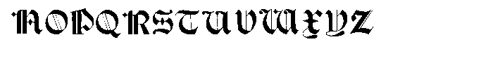 Psalter Gotisch Font UPPERCASE