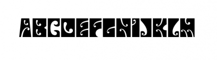 Psychedelic Fillmore East Font UPPERCASE
