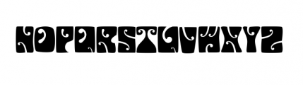 Psychedelic Fillmore West Font UPPERCASE