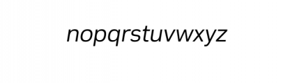 PT Gomo Italic.otf Font LOWERCASE