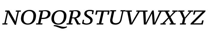 PT Serif Caption Italic Font UPPERCASE