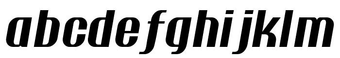 Ptarmigan Condensed Italic Font LOWERCASE