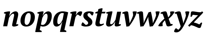 PT Serif Bold Italic Font LOWERCASE