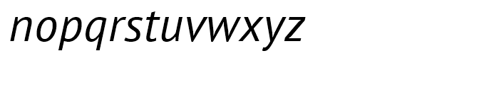 PT Sans Pro Italic Font LOWERCASE