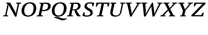 PT Serif Pro Extended Demi Italic Font UPPERCASE