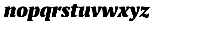 PT Serif Pro Narrow Black Italic Font LOWERCASE