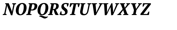 PT Serif Pro Narrow Bold Italic Font UPPERCASE