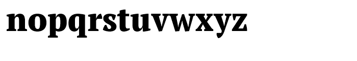 PT Serif Pro Narrow Extra Bold Font LOWERCASE