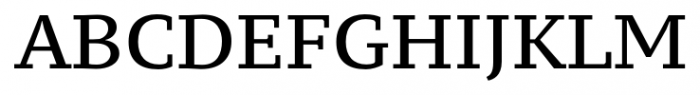 PT Serif Pro Caption Regular Font UPPERCASE