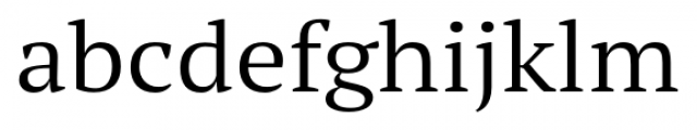 PT Serif Pro Ext Book Font LOWERCASE