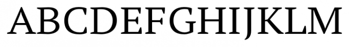 PT Serif Pro Ext Regular Font UPPERCASE