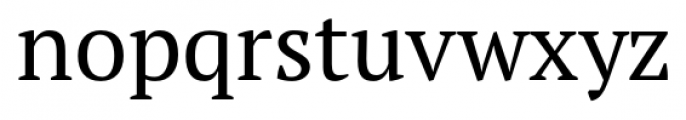 PT Serif Pro Regular Font LOWERCASE