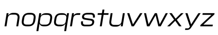 PT Filter Expanded Italic Font LOWERCASE