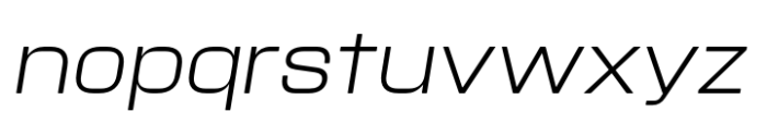 PT Filter Expanded Light Italic Font LOWERCASE