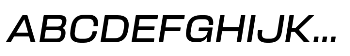 PT Filter Expanded Medium Italic Font UPPERCASE