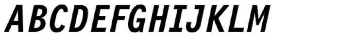 PT New Letter Gothic Bold Italic Font UPPERCASE