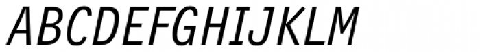 PT New Letter Gothic Italic Font UPPERCASE