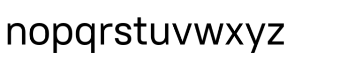 PT Root Regular Font LOWERCASE