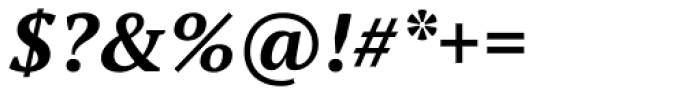 PT Serif Pro Bold Italic Font OTHER CHARS