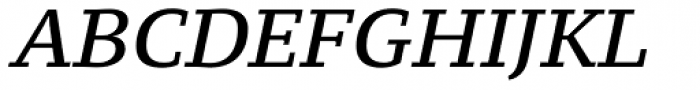 PT Serif Pro Caption Italic Font UPPERCASE