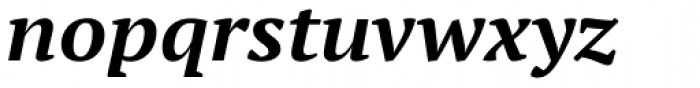 PT Serif Pro Extended Bold Italic Font LOWERCASE