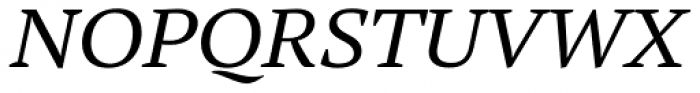 PT Serif Pro Extended Italic Font UPPERCASE