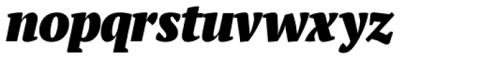 PT Serif Pro Narrow Black Italic Font LOWERCASE