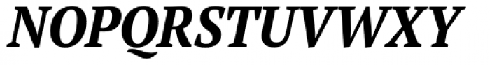 PT Serif Pro Narrow Bold Italic Font UPPERCASE